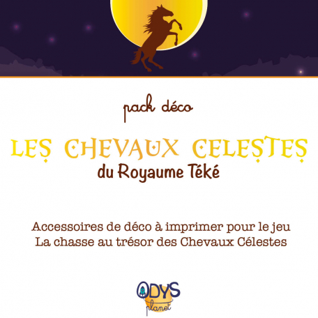 Pack déco - La Chasse au Trésor des Chevaux Célestes