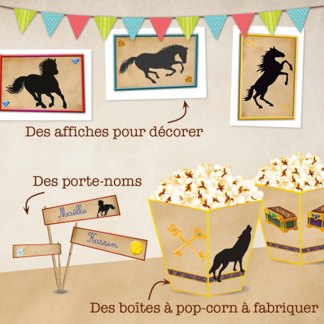 Pack déco - La Chasse au Trésor des Chevaux Célestes