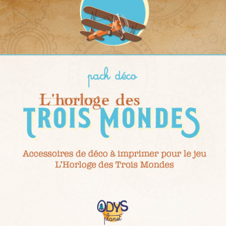 Pack déco - Escape Game enfant L'Horloge des Trois Mondes